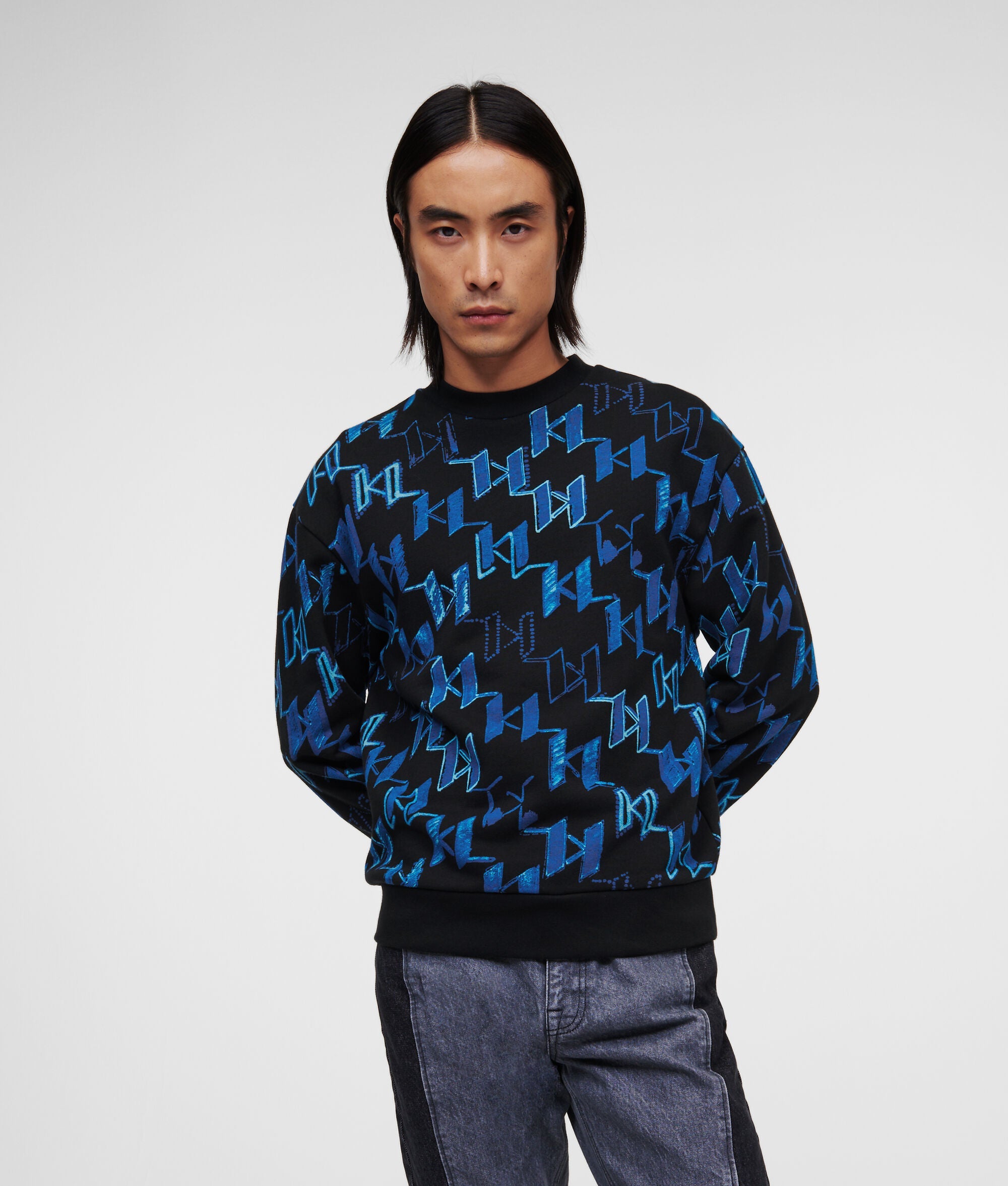 Karl Lagerfeld Суитшърт Graffiti AOP