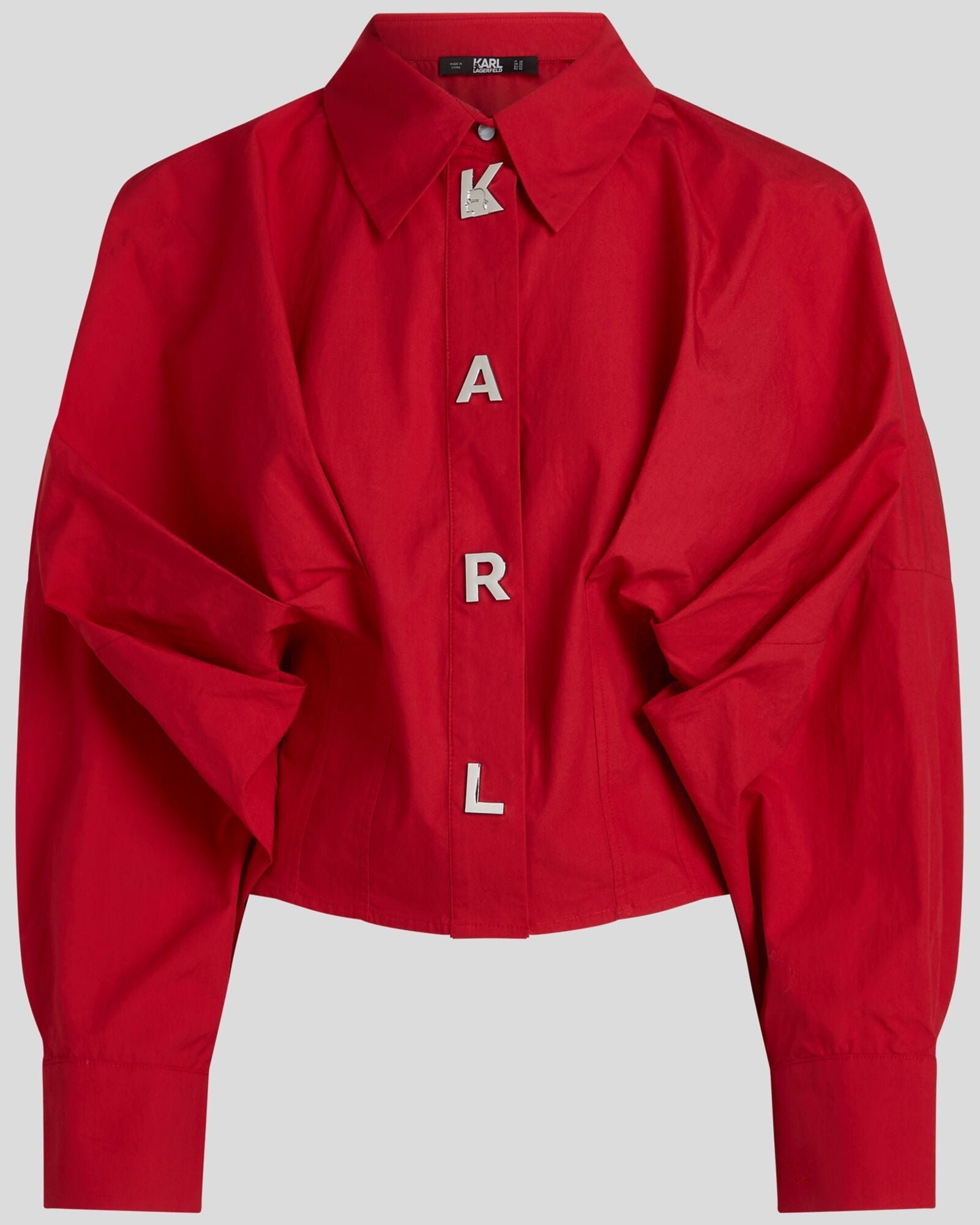 Риза Karl Lagerfeld от органичен памук -chili pepper