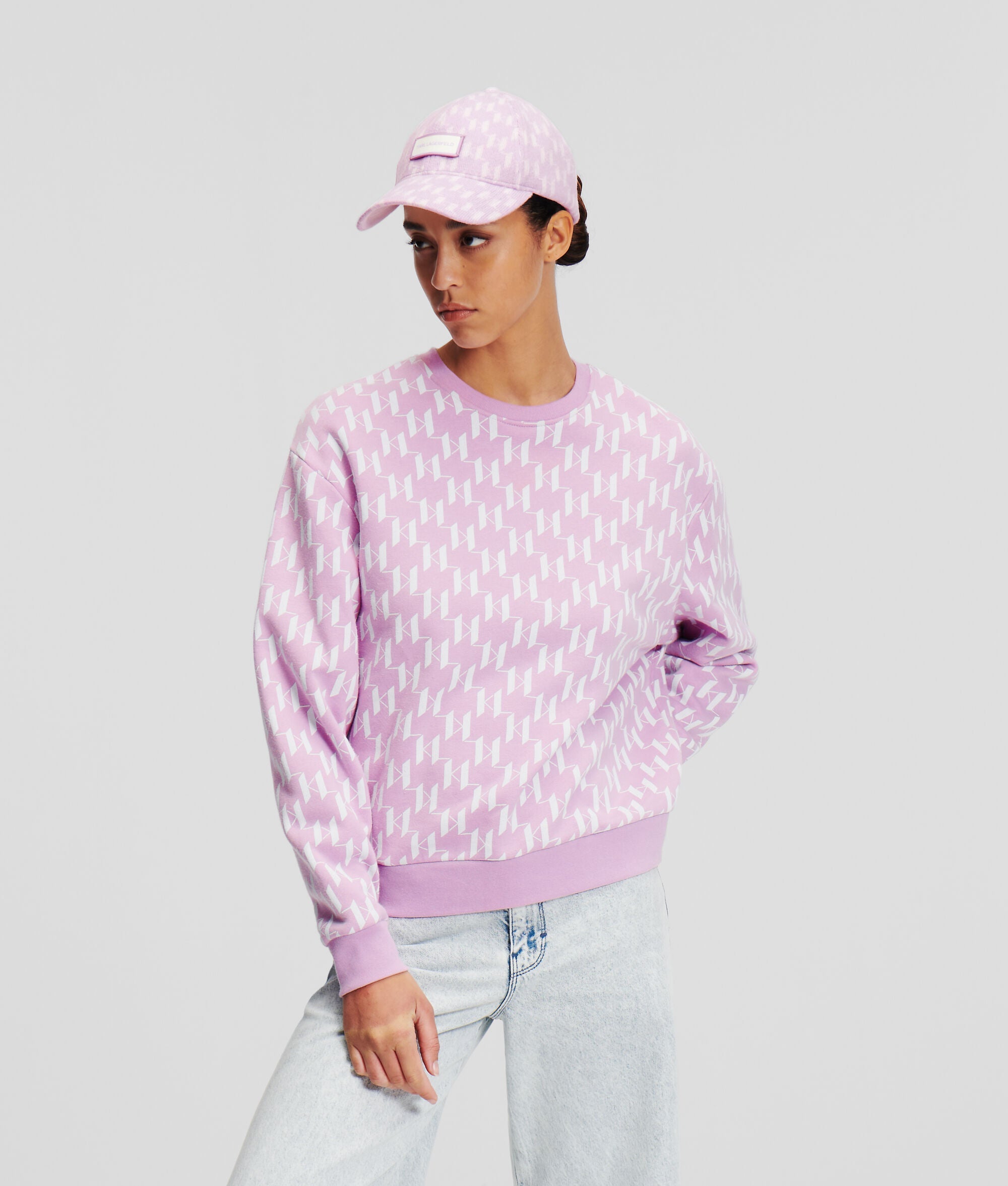 Karl Lagerfeld суитшърт x Monogram AOP