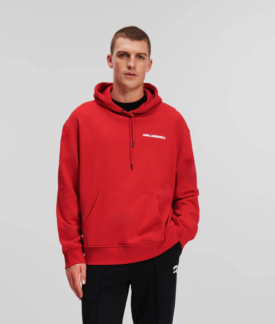 Karl Lagerfield Суитшърт с качулка IKON METALLIC