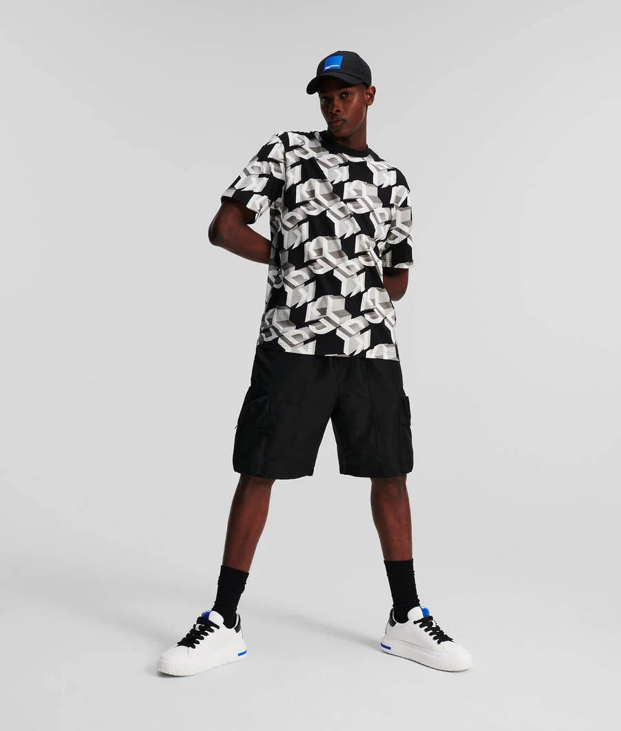 Karl Lagerfeld Jeans - Тениска с фигурална шарка