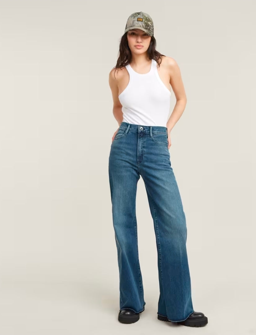 G-Star RAW високи дънки с широк крачол