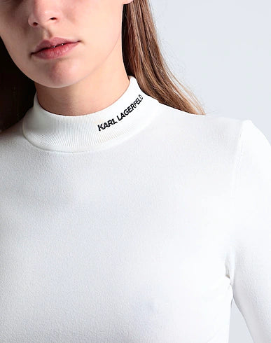 KARL LAGERFELD Пуловер Logo Mock