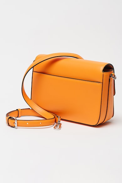 Karl Lagerfeld - Кожена чанта Signature, оранжево