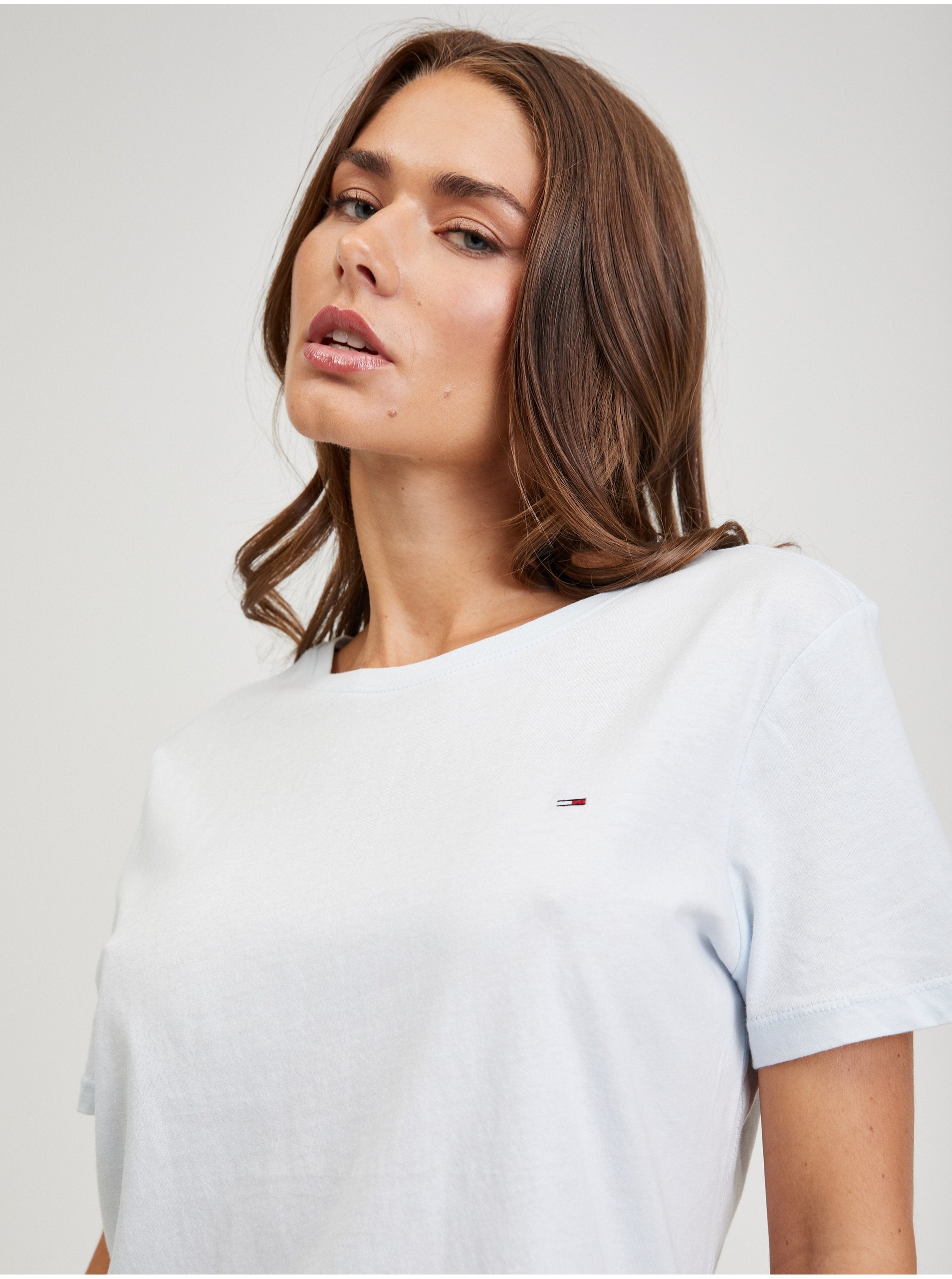 Бяла тениска Tommy Jeans