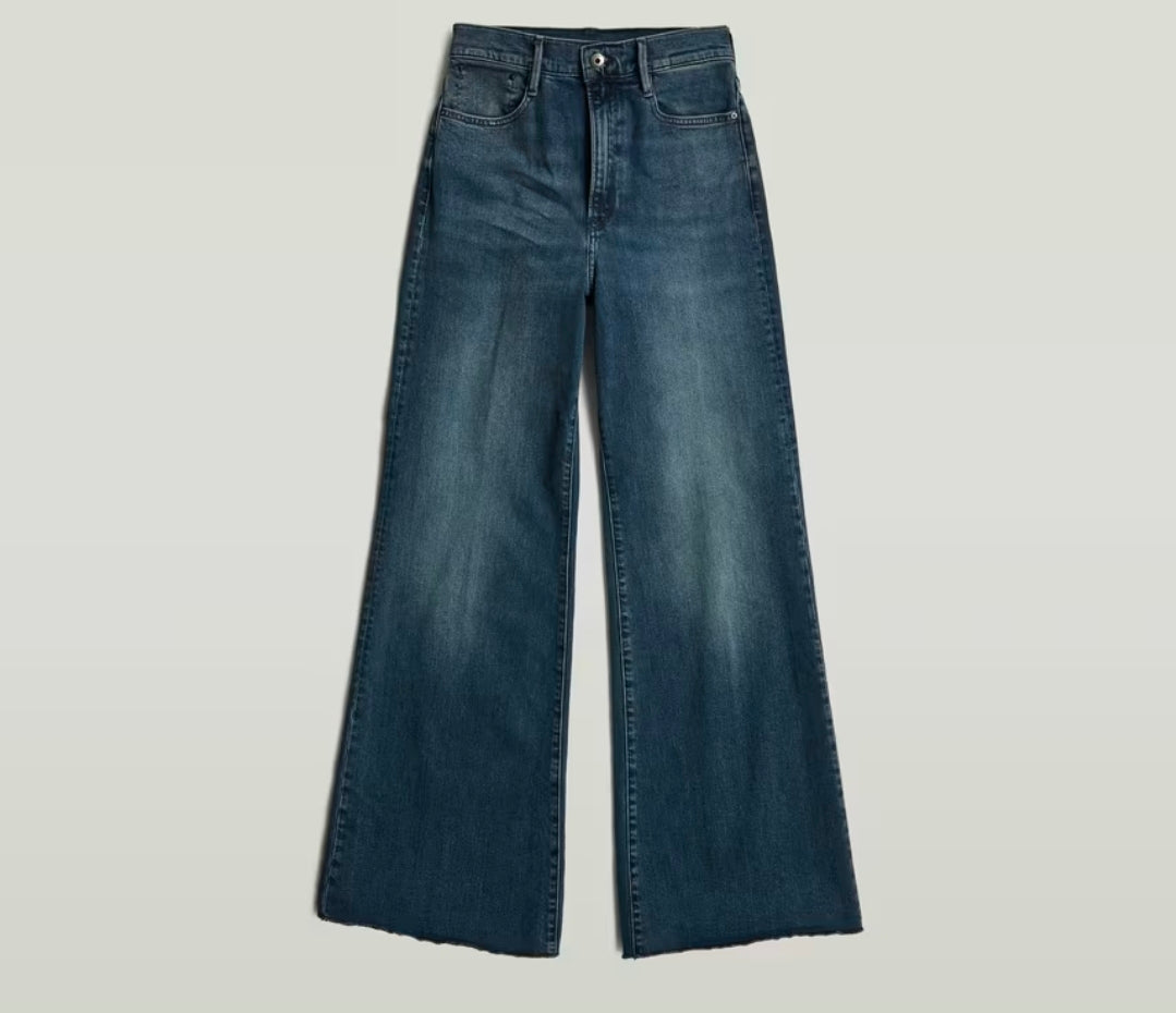 G-Star RAW високи дънки с широк крачол